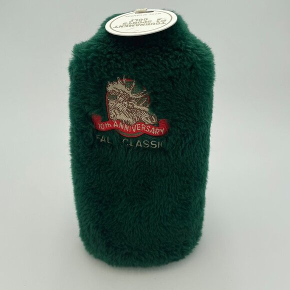moosehead Other - Fall Classic 10th Anniversary Golf Club Headcover – Green Fuzzy, Embroidered